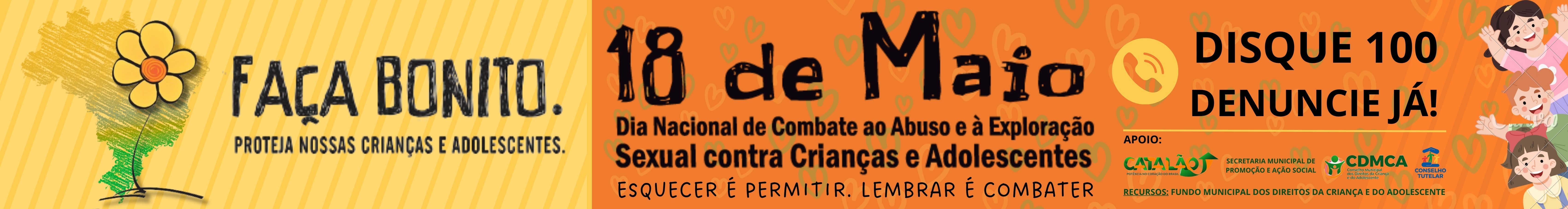 Banner 18 de maio
